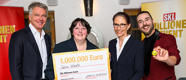 Gewinnerin des SKL Millionen-Events am Tegernsee
